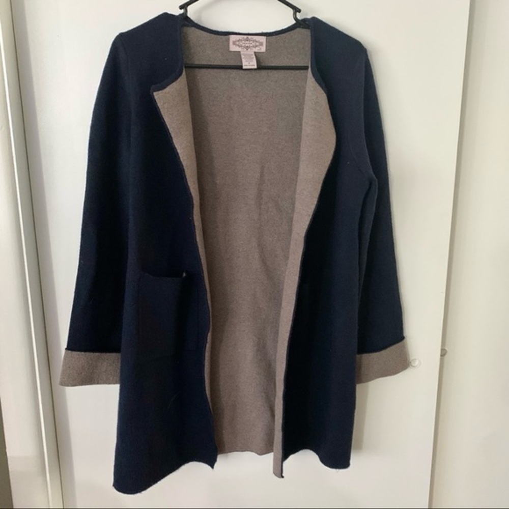Anthropology Oliver by Escio Two Tone Cardigan